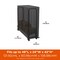 Modern Leisure Monterey 4ft Log Rack Cover, 48 in. L x 24 in. W x 42 in. H, Black 3033 - alternate 9